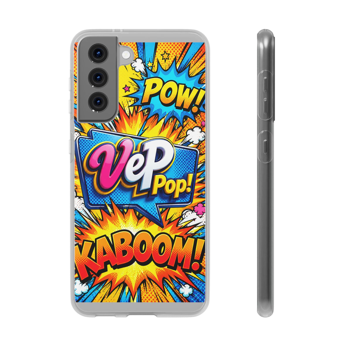Comic Pop Phone Case — 'VeP Pop! Kaboom' Retro Superhero iPhone Cover