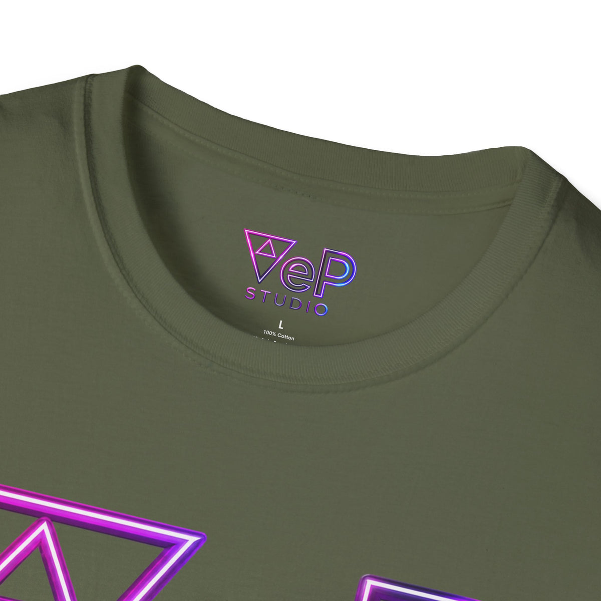 VeP Studio Retro Neon Logo T-Shirt