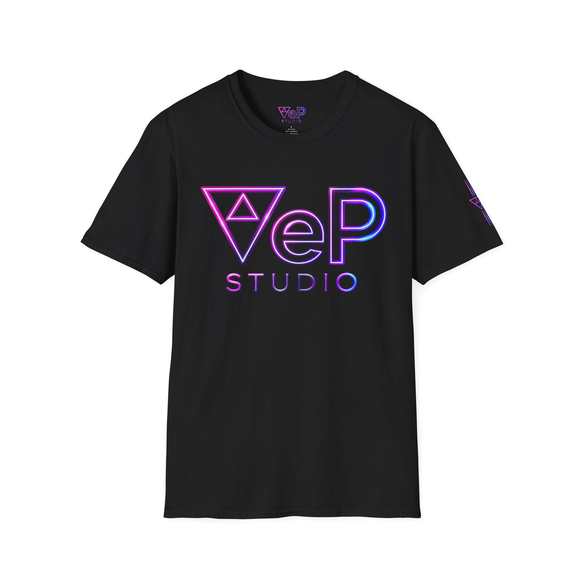 VeP Studio Retro Neon Logo T-Shirt