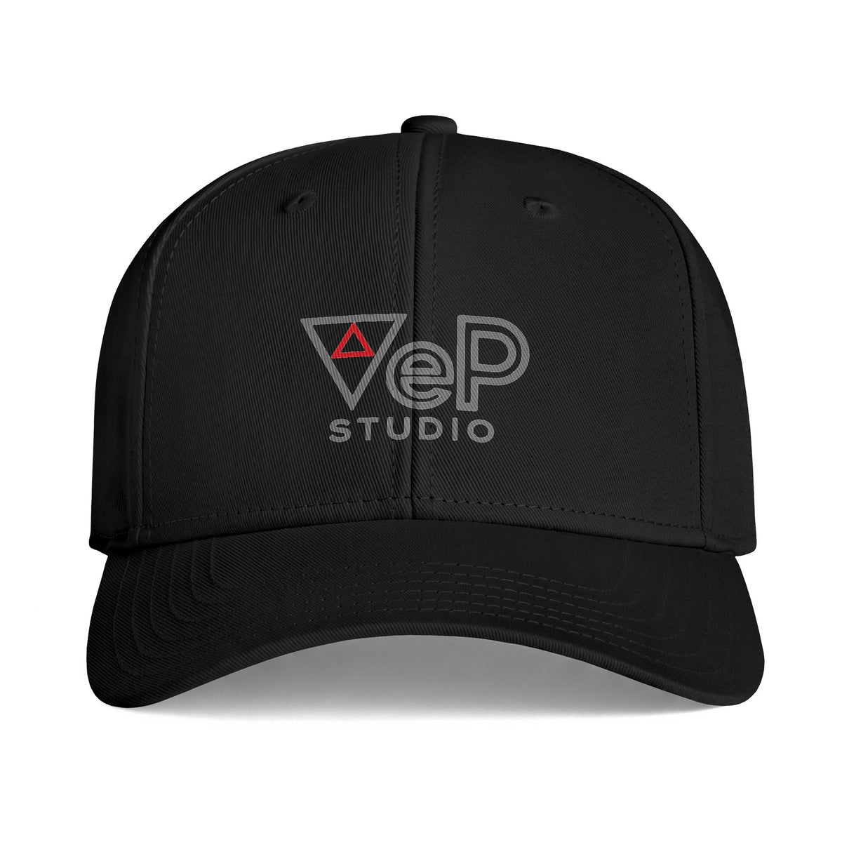 VeP Studio Logo Cap — Minimal Embroidered Streetwear Baseball Cap