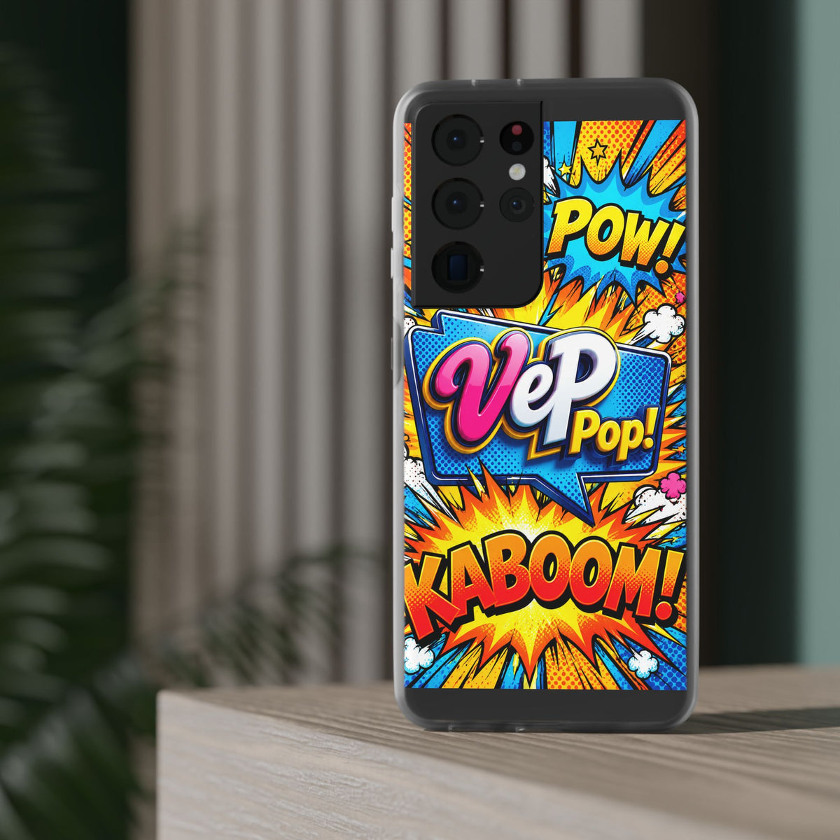 Comic Pop Phone Case — 'VeP Pop! Kaboom' Retro Superhero iPhone Cover