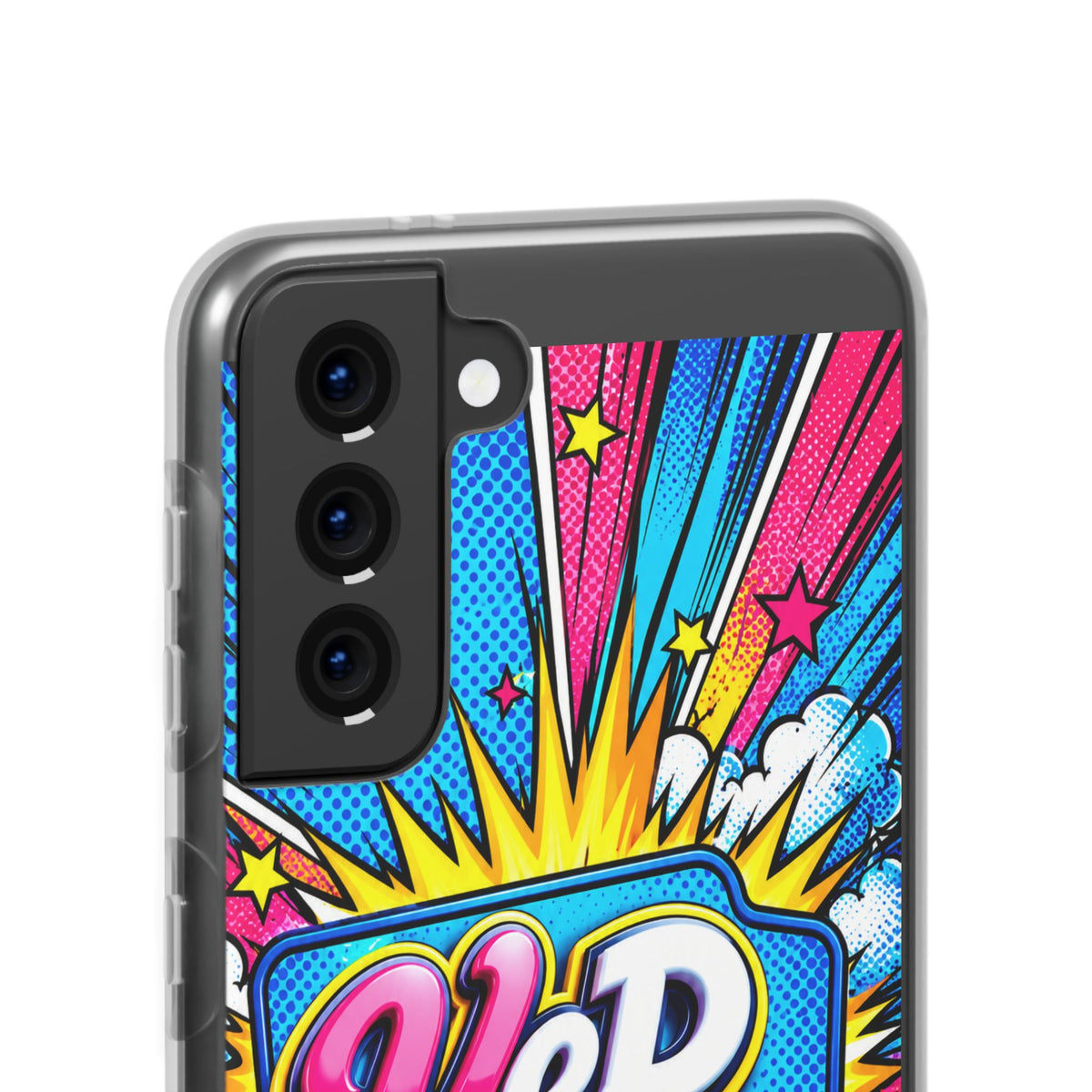 Pop Art Comic Phone Case — "VeP Pop!" Graphic Shockwave Design