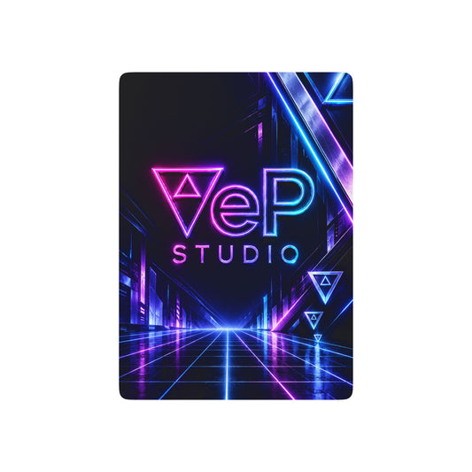 Neon Retro Poker Playing Cards — VeP Studio Design