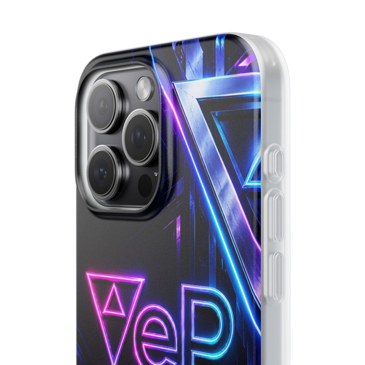 Neon Retro Studio Phone Case – 80s Vaporwave Flexi Case