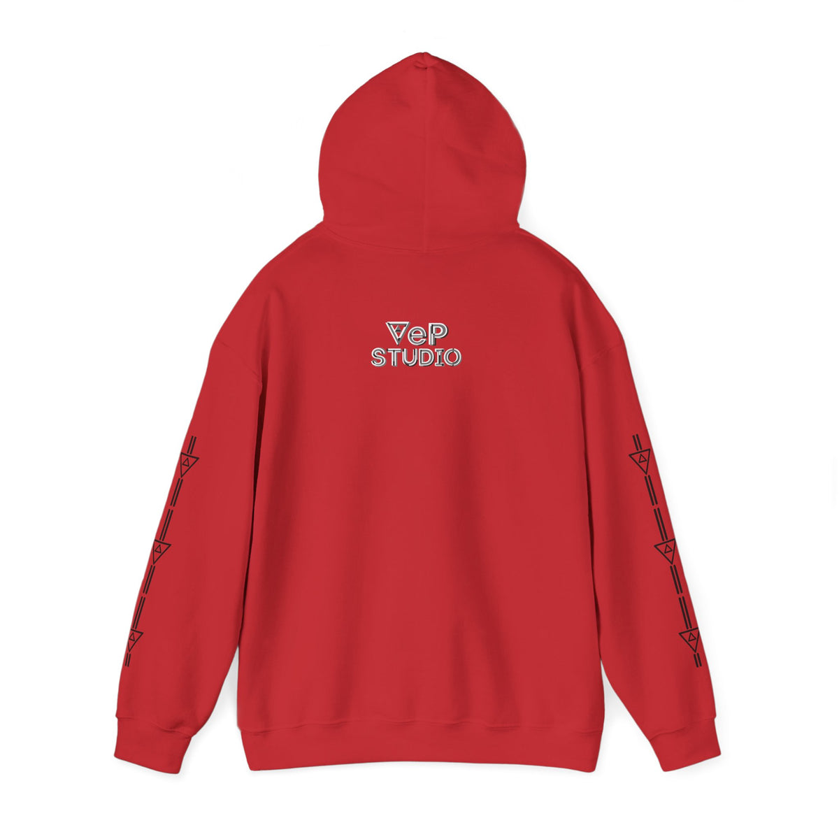 Think Again Cube Hoodie — Minimal Geometric Graphic Sweatshirt