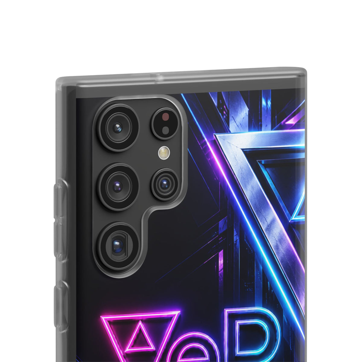 Neon Retro Studio Phone Case – 80s Vaporwave Flexi Case