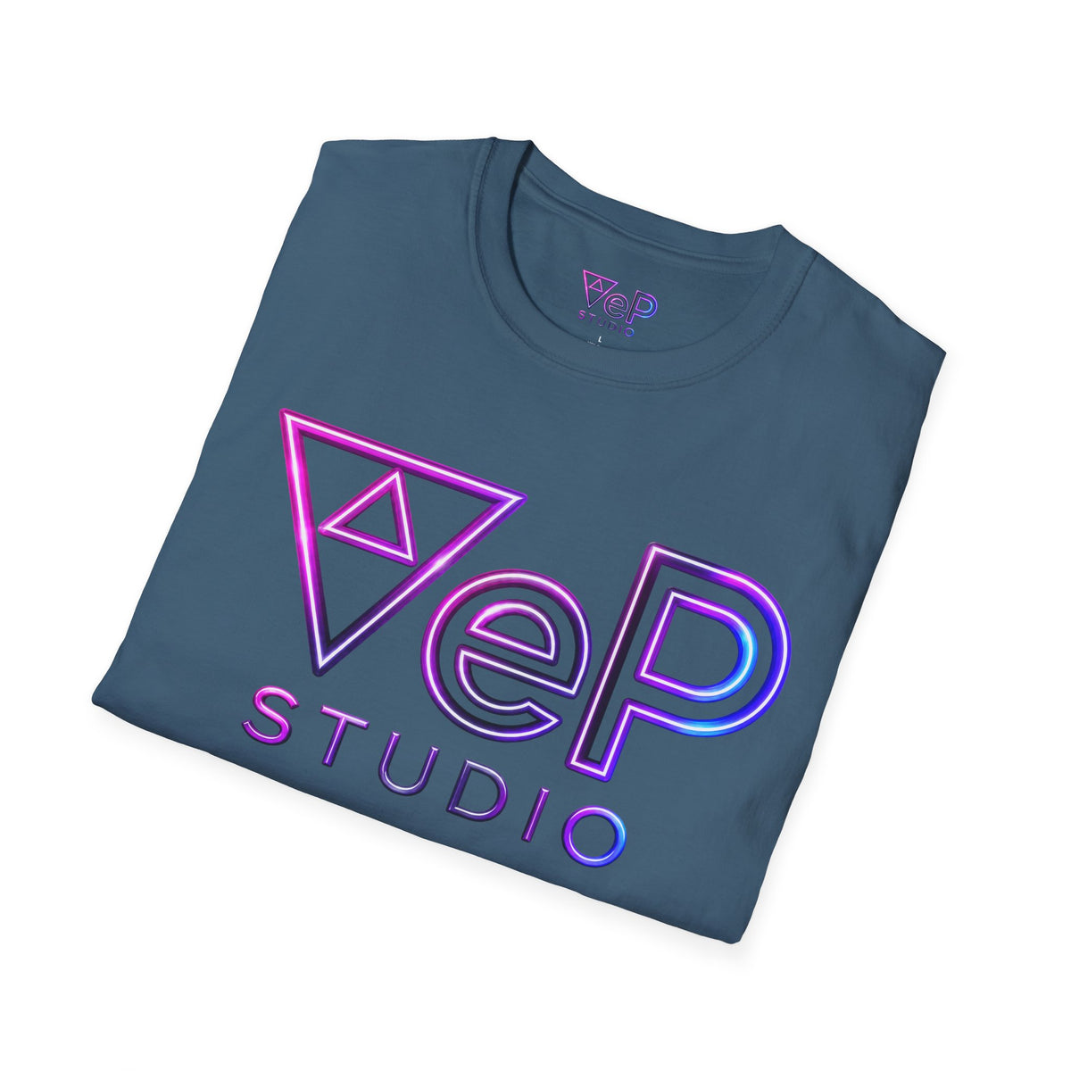 VeP Studio Retro Neon Logo T-Shirt