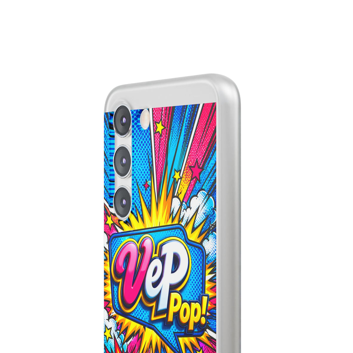 Pop Art Comic Phone Case — "VeP Pop!" Graphic Shockwave Design