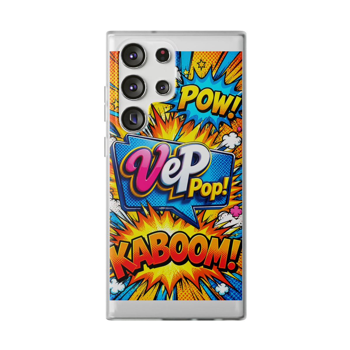 Comic Pop Phone Case — 'VeP Pop! Kaboom' Retro Superhero iPhone Cover