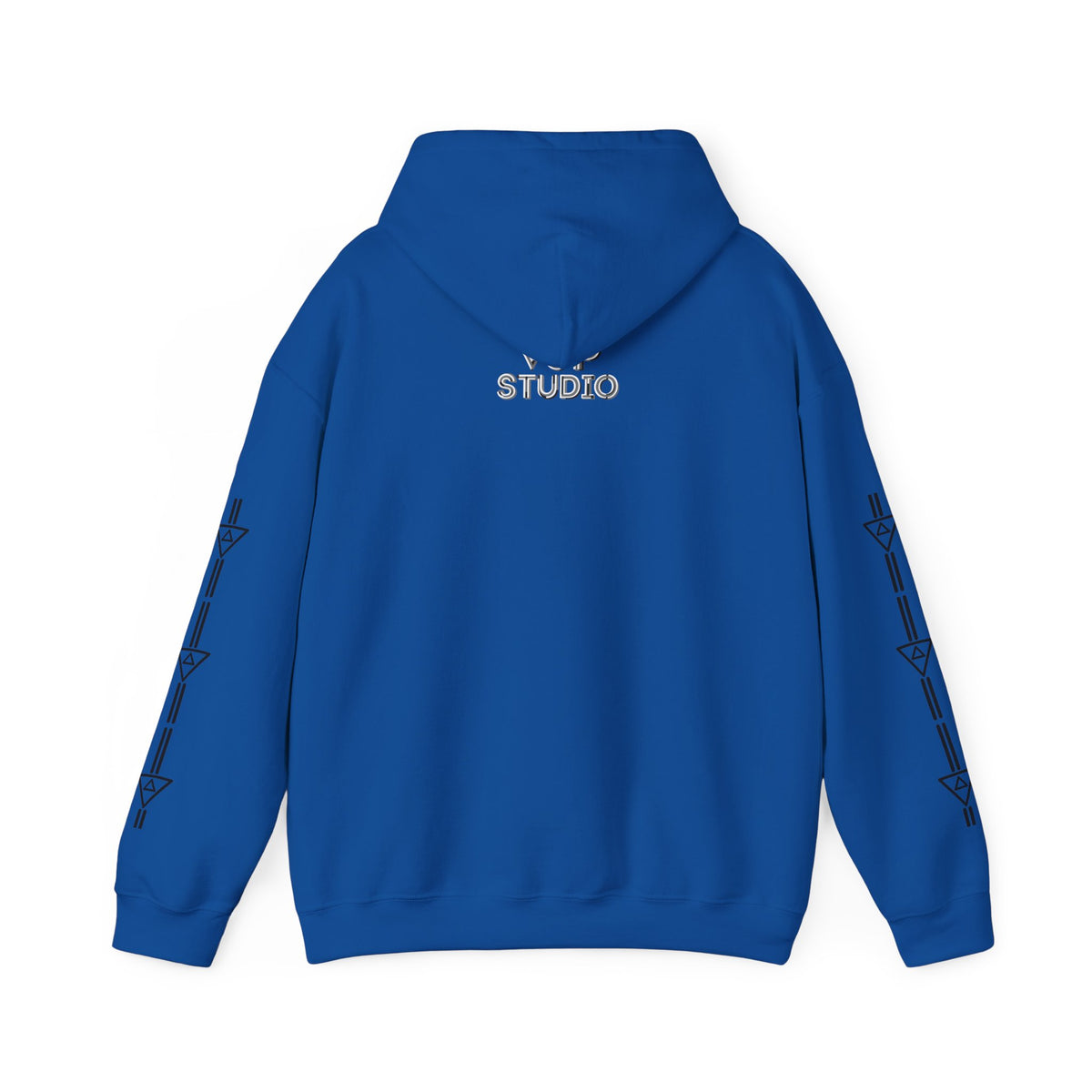 Think Again Cube Hoodie — Minimal Geometric Graphic Sweatshirt