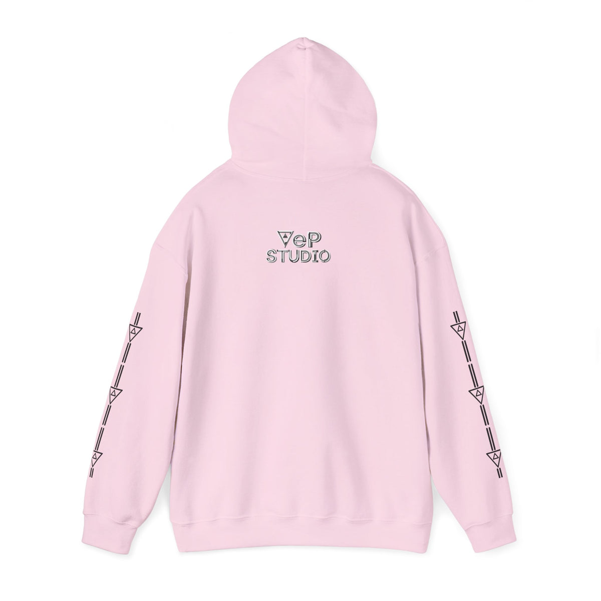 Think Again Cube Hoodie — Minimal Geometric Graphic Sweatshirt