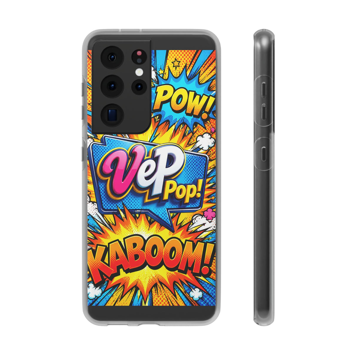 Comic Pop Phone Case — 'VeP Pop! Kaboom' Retro Superhero iPhone Cover