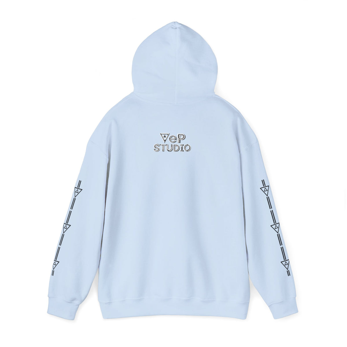 Think Again Cube Hoodie — Minimal Geometric Graphic Sweatshirt