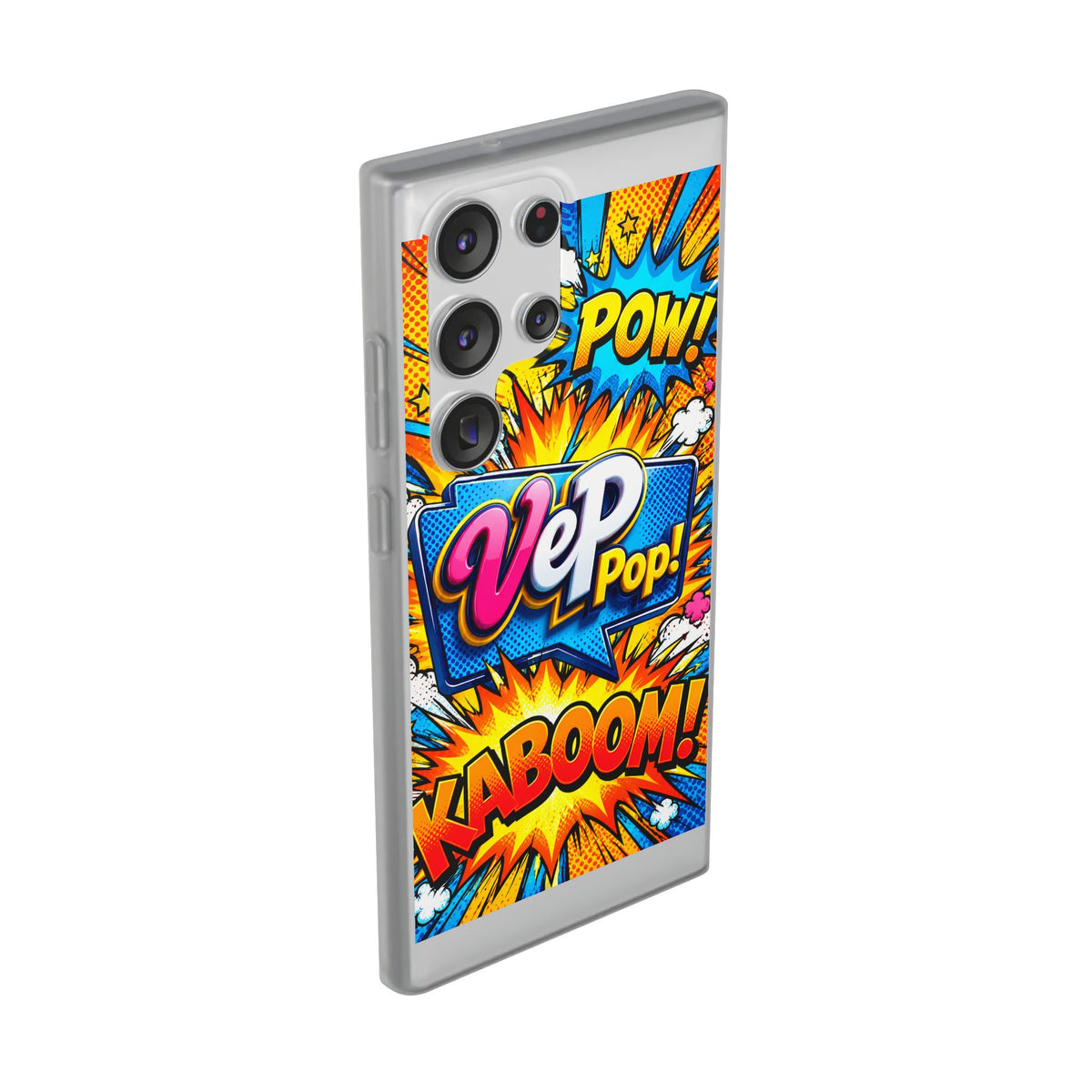 Comic Pop Phone Case — 'VeP Pop! Kaboom' Retro Superhero iPhone Cover