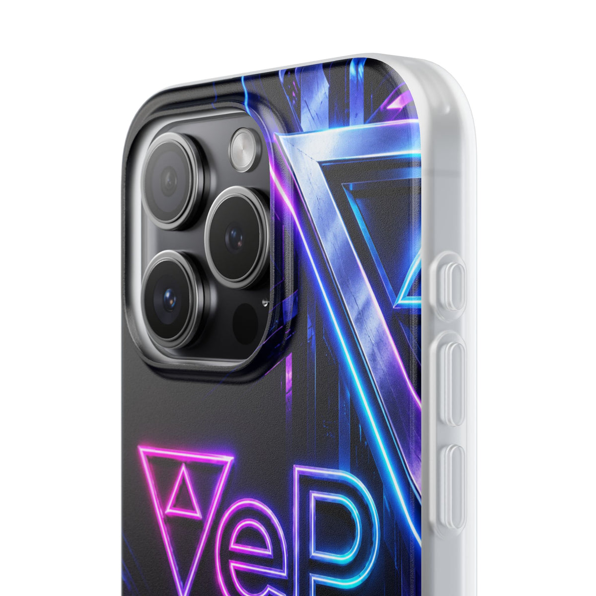 Neon Retro Studio Phone Case – 80s Vaporwave Flexi Case