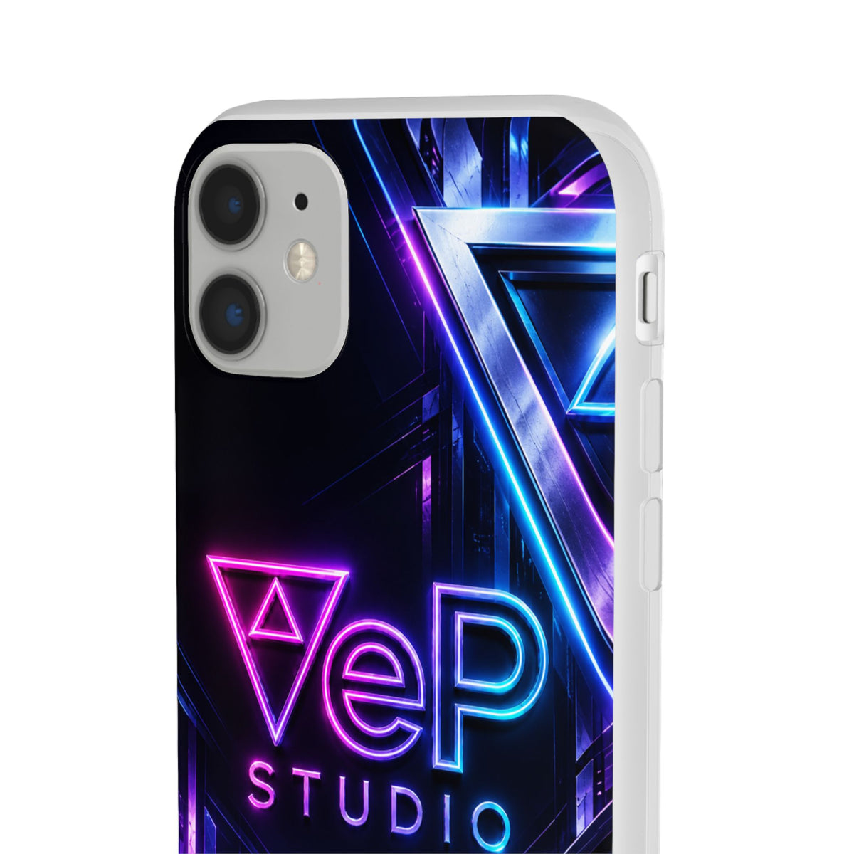 Neon Retro Studio Phone Case – 80s Vaporwave Flexi Case