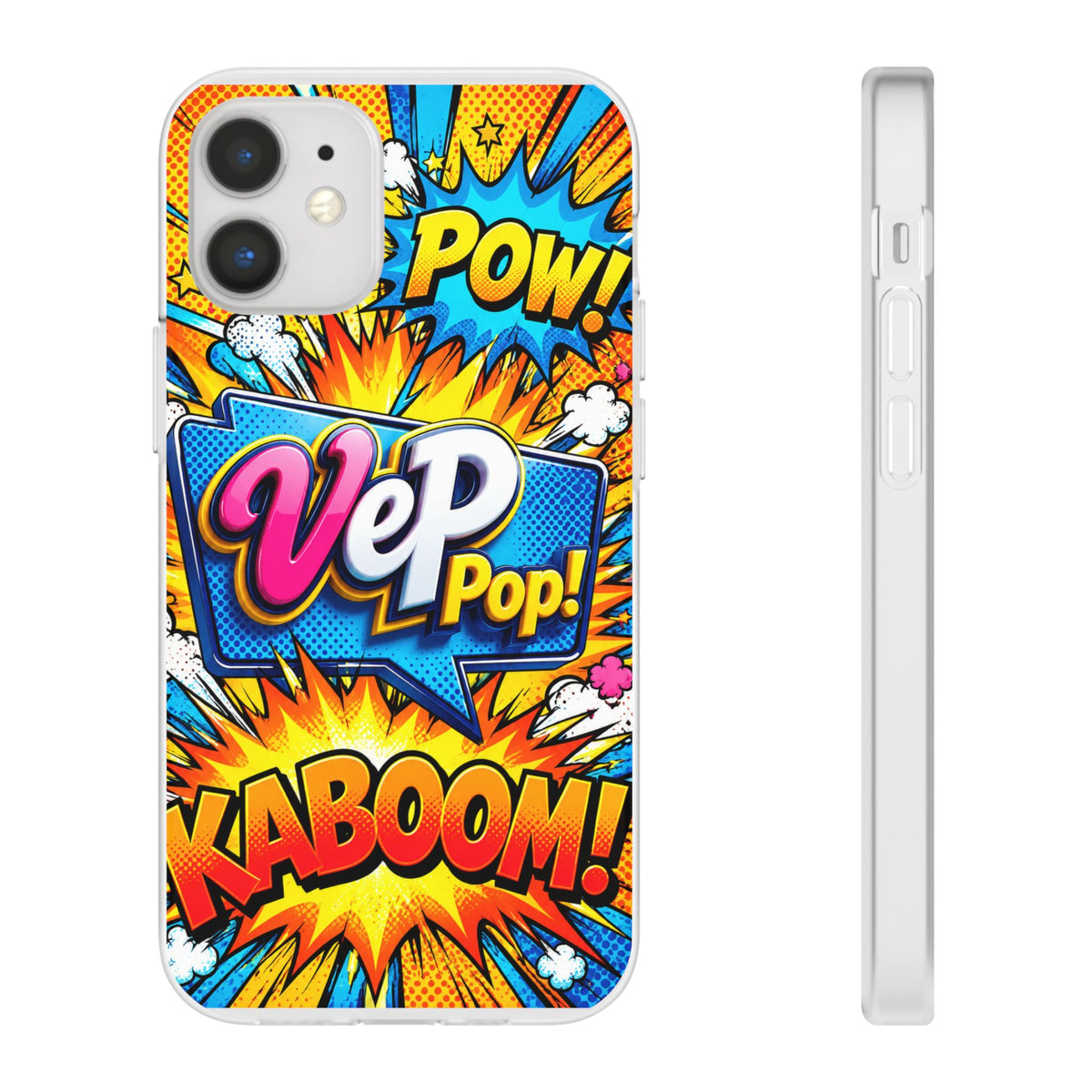 Comic Pop Phone Case — 'VeP Pop! Kaboom' Retro Superhero iPhone Cover