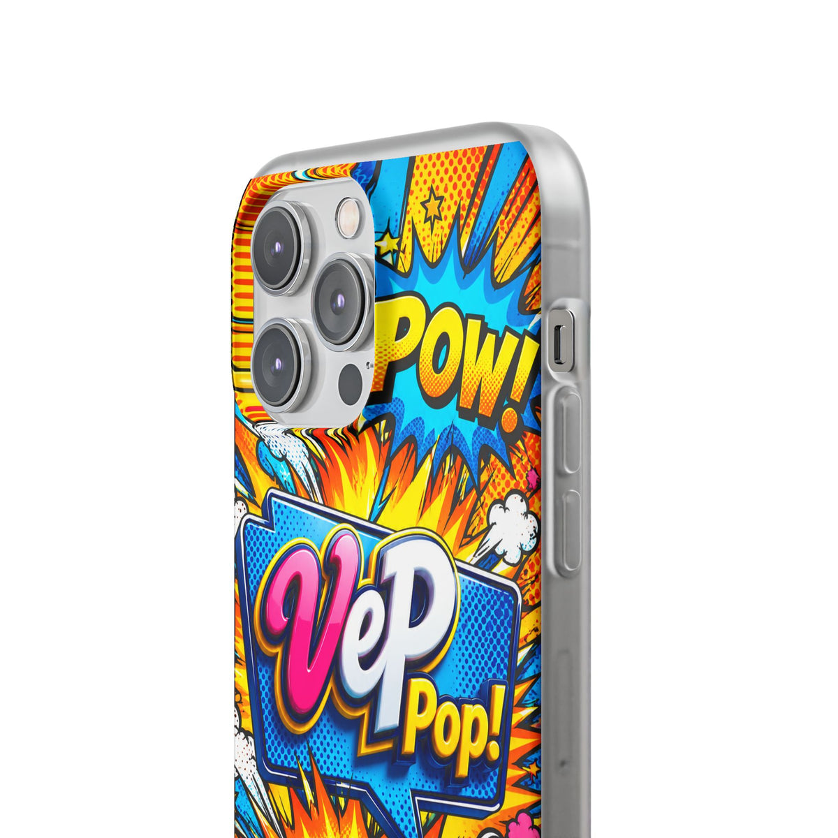 Comic Pop Phone Case — 'VeP Pop! Kaboom' Retro Superhero iPhone Cover
