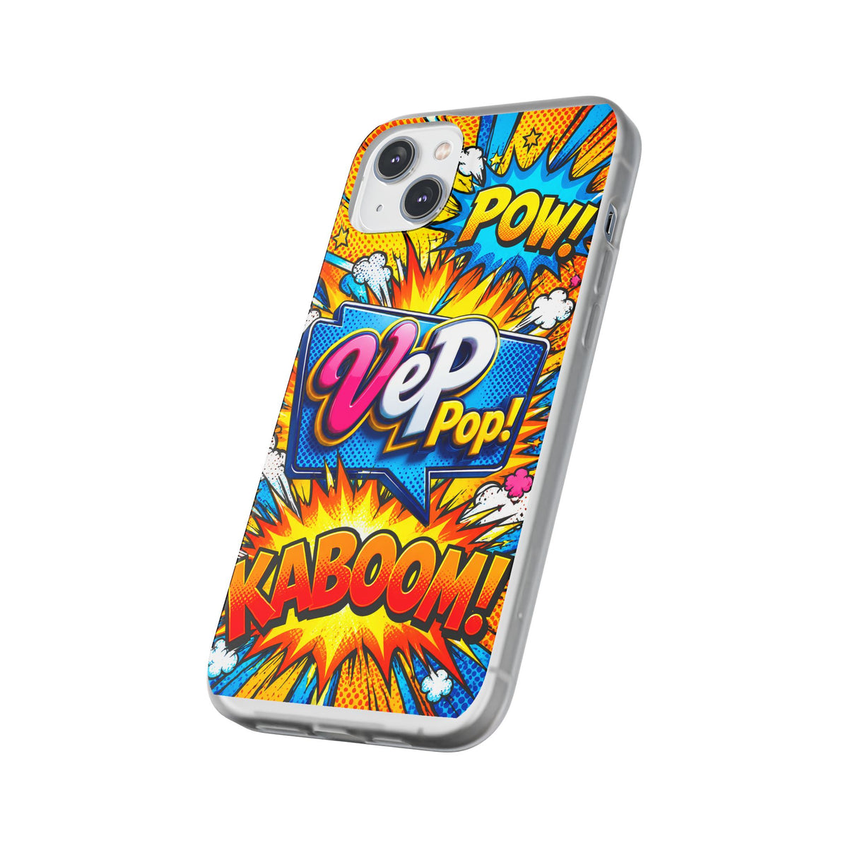 Comic Pop Phone Case — 'VeP Pop! Kaboom' Retro Superhero iPhone Cover
