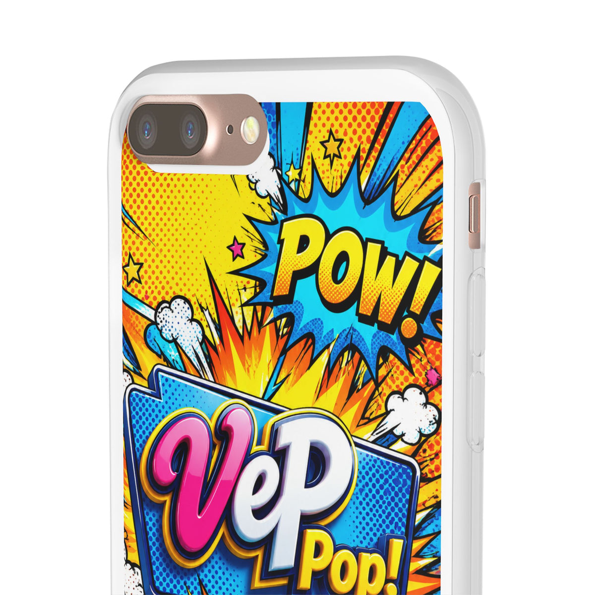Comic Pop Phone Case — 'VeP Pop! Kaboom' Retro Superhero iPhone Cover