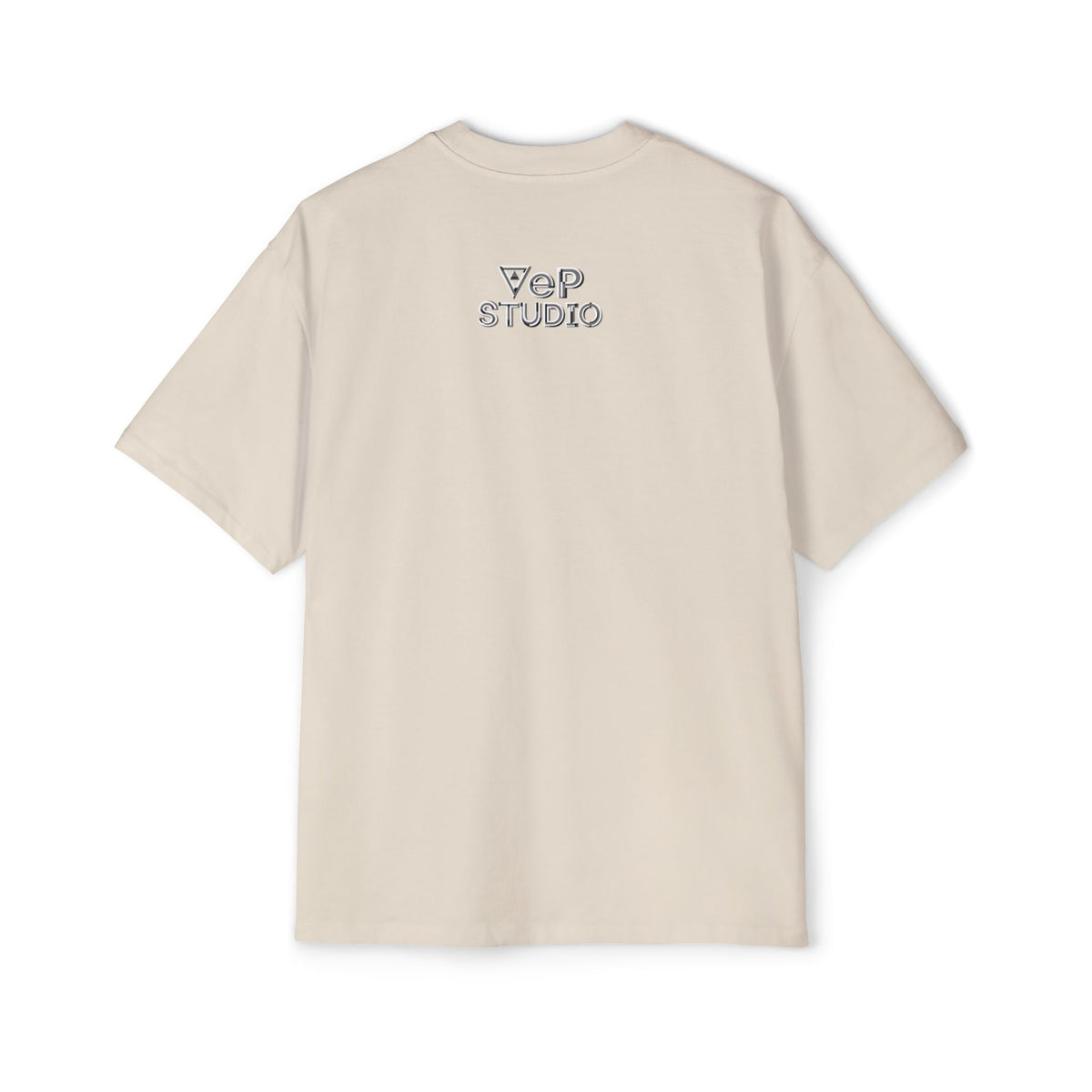 Think Again Cube Graphic Tee — Men's Oversized Cotton T-Shirt