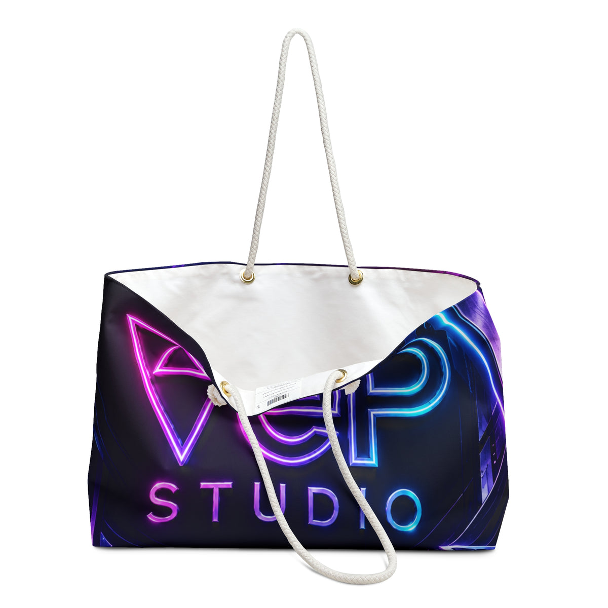 Weekender Bag - VeP Studio Neon Logo Travel Tote